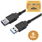 Gilbord quality USB3.0 καλώδιο 1,5m αρσενικό θηλυκό MF